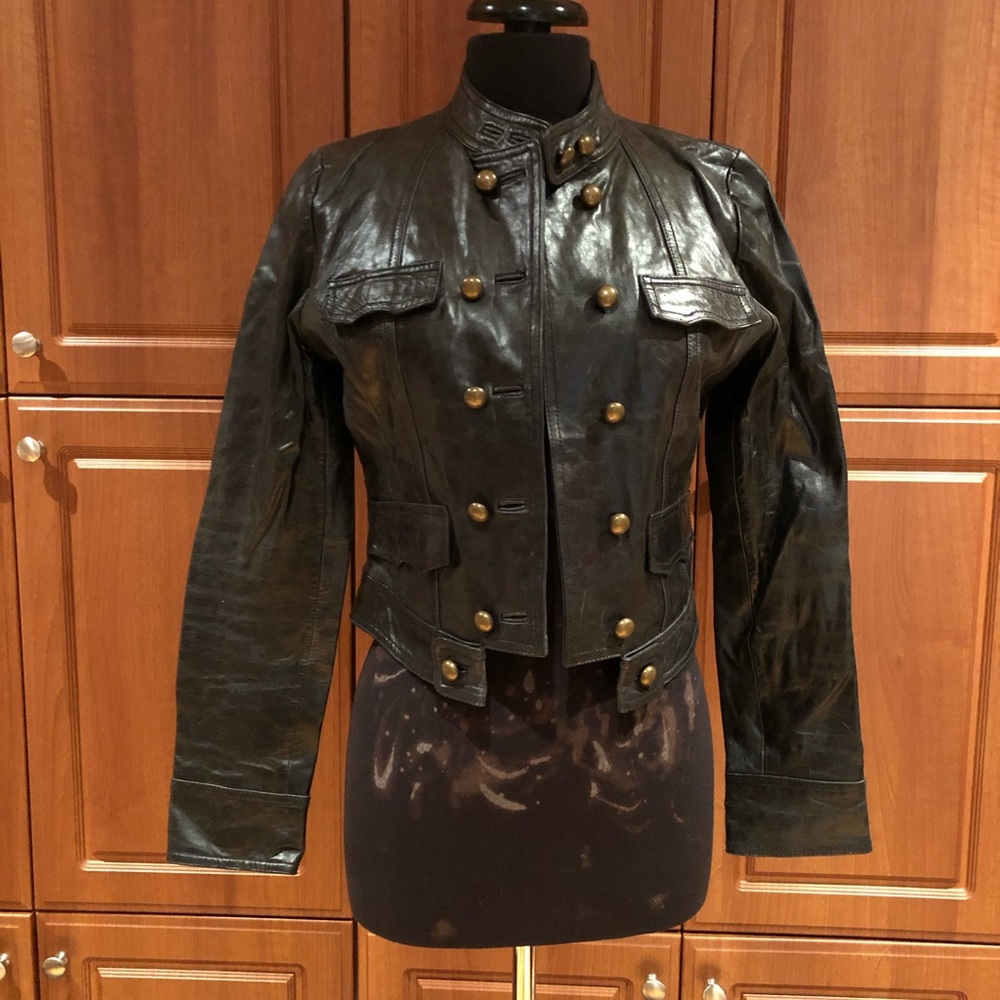 Arden B Lamb Leather Jacket